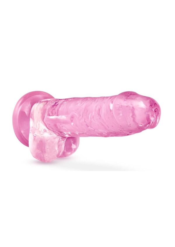 flat surface and is harness compatible. The Naturally Yours 7 Crystalline Dildo is great for solo play or partner play. Made from body safe TPE