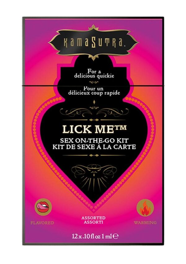 anywhere!Oral Sex Essentials: flavored warming body topping and flavored lube. Includes:  6 DIVINE NECTARS Flavored Lube sachets (.10 fl oz/3 ml assorted