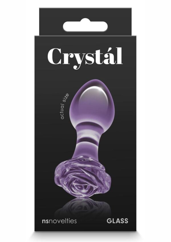 Crystal Premium Glass Rose Probe - Purple - Image 2