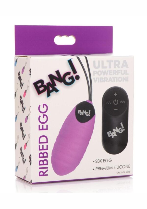premium silicone is phthalate-free and body safe to use.Use the battery operated remote control to switch between 4 speeds and 7 patterns of powerful vibration while the egg rumbles inside! Recharge the egg using the USB cable provided by pressing the pin into the dimple on the side. Made with waterproofing materials