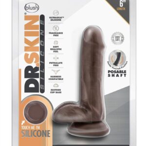 you can stick this Dr. Skin dildo to any smooth clean surface for solo play