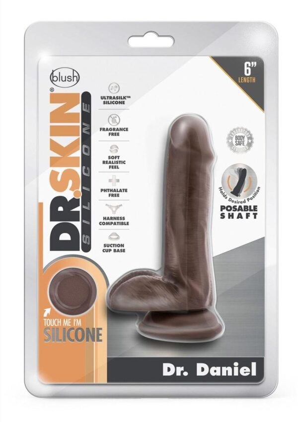 you can stick this Dr. Skin dildo to any smooth clean surface for solo play