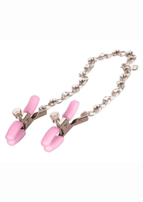 the tingles intensify with every turn of the dial for the ultimate in nipple stimulation toys. With the teasing clamp stimulation and increased blood circulation