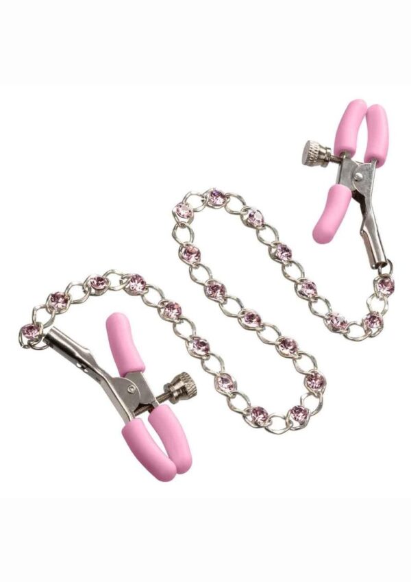 you can look forward to amplifying nipple sensitivity and intensify overall arousal; These easy-to-use nipple teasers are great for him or her.  The two adjustable clamps are made from nickel-free iron with silicone cote