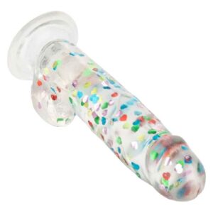 and sparkling heart confetti design. Deliver the pleasure youandrsquo;ve been craving with a 6-inch long dong with helmet-top