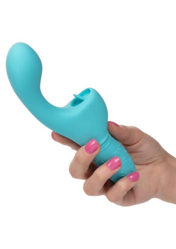 and powerful dual motors. The fluttering tongue-like teaser on the arouser flutters faster with every increase of vibration to tickle external sweet spots. The blushing butterfly is a bold option for beginners and a sensual option for the erotically experienced. Indulge in 10 intense functions of vibration