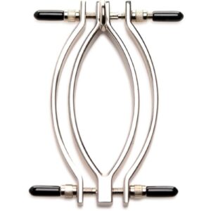 run the clamp under warm or cool water first! Make sure they have some circulation already going through their labia and clitoris