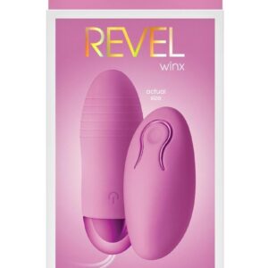 the Winx by Revel features a vibrating bullet and wireless remote for solo use or with a partner. Winx bullet is rechargeable