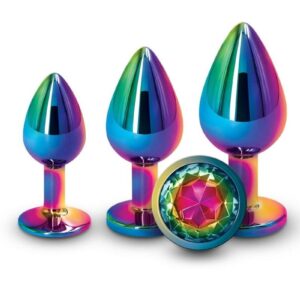 This dazzling trainer kit includes three chrome-plated  plugs in graduated sizes