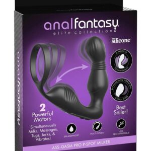 delivering rock hard erections and the most explosive ejaculations every time! Your experience is further heightened with a powerful vibrating bullet located at the tip of the P-Spot Milker and features 3+7 thrilling vibration patterns. The ergonomic design with a built-in c-ring