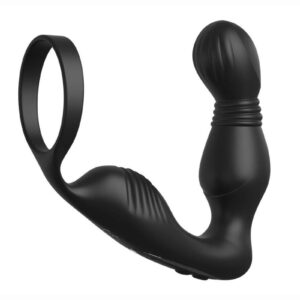 Experience the ultimate in prostate play with the incredible Anal Fantasyandreg; Elite Collection Ass-Gasm Pro P-Spot Milker. This unique prostate pleaser offers true innovation with a fully automated milking system to simultaneously stroke your prostate and rock your perineum. The Ass-Gasm Pro P-Spot Milkerandrsquo;s cleverly curved tip offers andldquo;come hitherandrdquo; massage movements that allow the base to rock back and forth and apply pressure against the perineum. The P-Spot andldquo;Milking Actionandrdquo; rhythmically jerks the c-ring and your cock