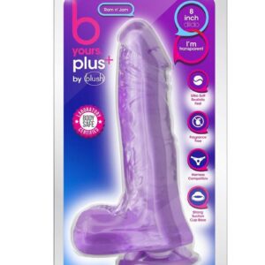 our softer version of our best-selling B Yours collection! These dildos feature a soft feel for a comfortable and realistic experience with a little something for everyone matched with a clear