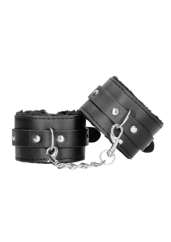 The OUCH! Plush wrist cuffs have been designed with comfort in mind while being tied up in your play! The cuffs have a furry lining