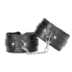 The OUCH! Plush ankle cuffs have been designed with comfort in mind while being tied up in your play! The cuffs have a furry lining