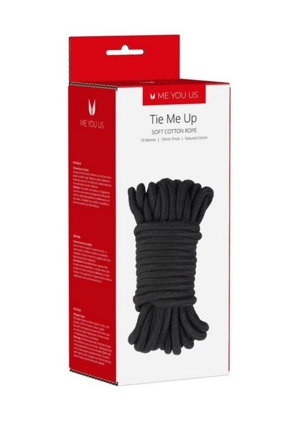 ME YOU US Tie Me Up Rope 10m - Black - Image 2