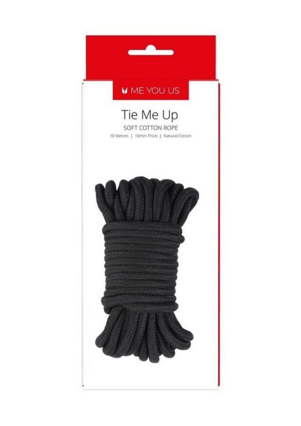 ME YOU US Tie Me Up Rope 10m - Black - Image 3