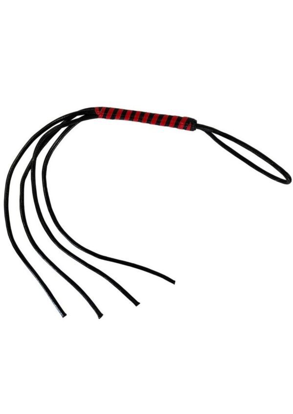29 Inches of intense visual and physical pleasure with 4 tails to spread the sensation - both tease AND torture Whip them into Submission with this multi-tailed flogger whip - Direct your energy as the 66 inch design gives extra power behind your lashes and with 14 tails you are guaranteed a sensational slap. Show you`re not to be disobeyed with the Prowler RED Heavy Duty Flogger. This impressive