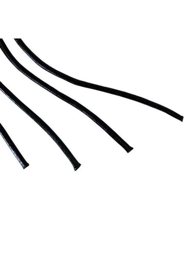 29 inch BDSM essential begins with the striking Red and Black faux leather strapped handle that provides a secure grip and ends with the flayed tip that directs your energy exactly where it is required