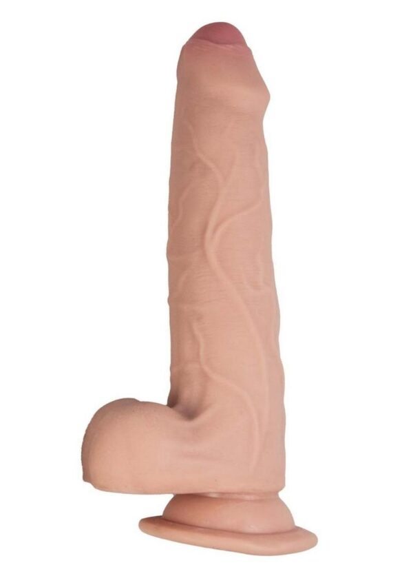 suction cup base is perfect to stick to a flat surface for hands-free solo play or is compatible to use in a strap-on with a partner. &amp;#xa0;Pair with a water-based lubricant for the best experience and clean before and after each use with toy cleaner.Moveable uncut life like skin with hard inner layerBendableWater resistantPhthalates freeMaterial: TPE with internal bendable rodSize: length - 8.5