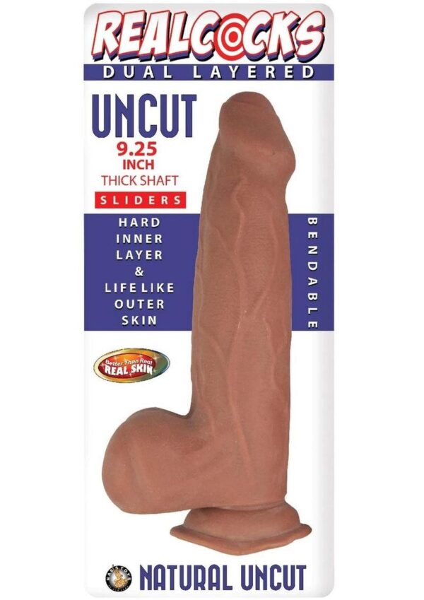 uncircumcised penis; but are bendable and feature life-like dual-density sliding skin. &amp;#xa0;Gently stroke up and down to slide the skin up and over the head of the penis just like the real deal! &amp;#xa0;The strong