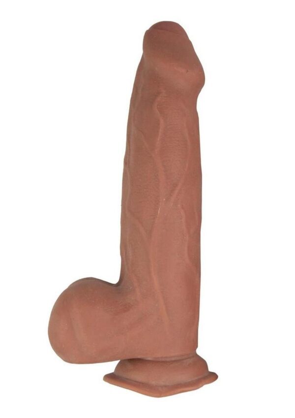 suction cup base is perfect to stick to a flat surface for hands-free solo play or is compatible to use in a strap-on with a partner. &amp;#xa0;Pair with a water-based lubricant for the best experience and clean before and after each use with toy cleaner.Moveable uncut life like skin with hard inner layerBendableWater resistantPhthalates freeMaterial: TPE with internal bendable rodSize: length - 9.5