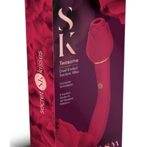 curved shaft that can be used to target the G-spot. With 10 orgasmic vibration patterns and 5 suction modes