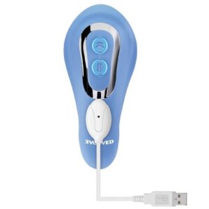 tapping curved vibrator  Main shaft thrusts while its textured head vibrates  7 thrusting and vibrating speeds and functions  Wide
