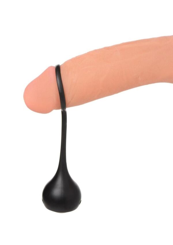 simply wash with warm water and soap then spray with a toy cleaner before storing. Show how strong you are with this dark dangler silicone wrap! Start with the lightest weight and place it inside the silicone ball cup so it fits snug. Then
