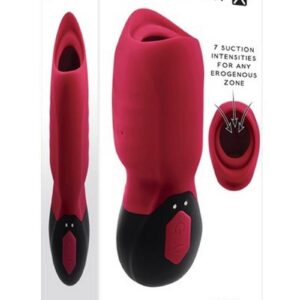 flexible opening with a delicious sucking motor in 7 speeds from gentle to intense. Let the creamy silicone surround you with suction or flip the toy over and ride its vibrating reverse side andndash; a happy hump with its own 7-speed buzzworthy experience. While the suction mode is engaged
