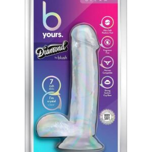 realistic dildo with a sturdy suction cup base that holds to any smooth flat surface for solo time. It`s also harness compatible for partnered fun! Sized for comfort and sculpted to look and feel lifelike