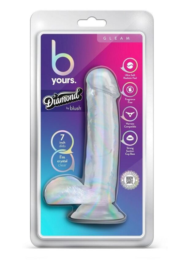 realistic dildo with a sturdy suction cup base that holds to any smooth flat surface for solo time. It`s also harness compatible for partnered fun! Sized for comfort and sculpted to look and feel lifelike
