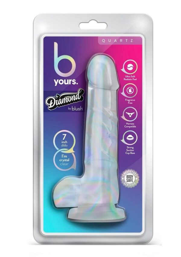 realistic dildo with a sturdy suction cup base that holds to any smooth flat surface for solo time. It`s also harness compatible for partnered fun! Sized for comfort and sculpted to look and feel lifelike