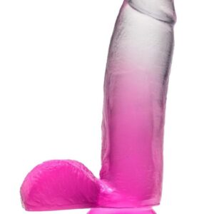 B Yours Sugar Magnolia is a beautiful and realistic dildo with a sturdy suction cup base that holds to any smooth flat surface for solo time! Or partner up for strap-on harness fun! This gorgeous design has a gradient effect that truly brings some color to your playtime. This exceptional dildo is perfectly sized and a perfect addition to your collection! Sugar Magnolia is made of non-porous PVC and contains no fragrances