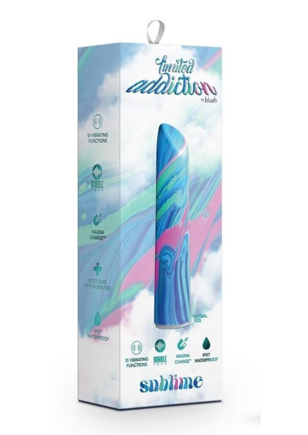 rumbly vibrations with the superior Rumble Tech motor! Cycle through 5 powerful speeds and 5 unique and thoughtfully curated patterns using the two button design to find your perfect pleasure preference. IPX7 submersible waterproof for bath and shower play and USB magnetic rechargeable
