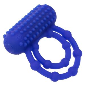 more. The stretchy dual ring is lined with 10 strategically placed beads to maximize sensitivity and elevate sensation throughout the penis to let you enjoy longer