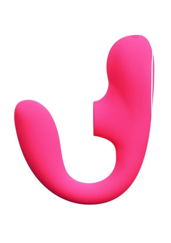 smooth silicone mouth over your clitoris as your g-spot is tickled for maximum pleasure. Completely submersible