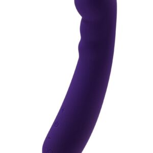 Midori rechargeable G-Spot vibe boasts 10 powerful vibration modes with 6 intensity levels. Made of velvety smooth silicone with a flexible
