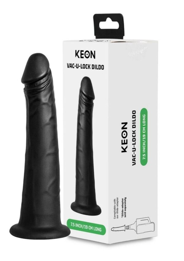 Kiiroo Keon Vac-U-Lock Lock Dildo - Black - Image 2