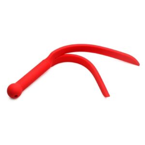 as well! The handle has a reinforced metal rod in the center so it`s durable and strong; beat them with the handle for a bit more thuddy impact! The handle also has subtle rings along it that add a little more grip and texture. They may enjoy the round ball end or the entire length of the shaft-like handle. Made of phthalate-free