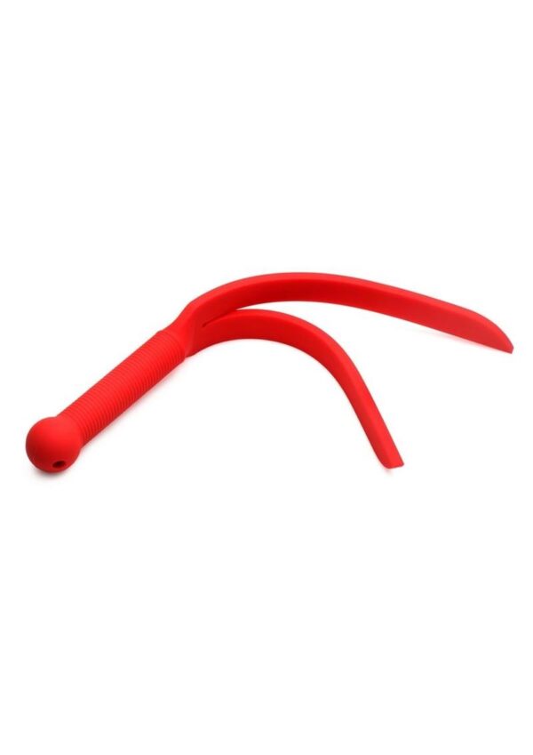 as well! The handle has a reinforced metal rod in the center so it`s durable and strong; beat them with the handle for a bit more thuddy impact! The handle also has subtle rings along it that add a little more grip and texture. They may enjoy the round ball end or the entire length of the shaft-like handle. Made of phthalate-free