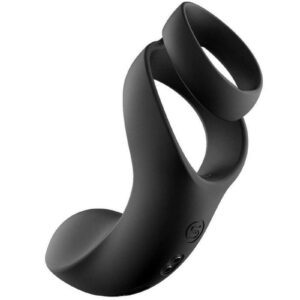 Double Ring Perineum Stimulator. Benedict comes with a unique structure and fashionable all black design. Offering all the benefits of a penis-ring