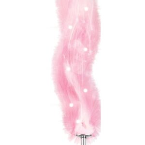 Now you can get down and play in the dark in a bright and flashy Colorful way with the LIGHT UP Foxy Tail Pleasure Plug! The Ultra Soft LIGHT UP Fur Tail hanging down only adds to your erotic experience as it gently caresses your skin and illuminates the fun in a whole new erotic way! Playing with light adds more fun to the night!