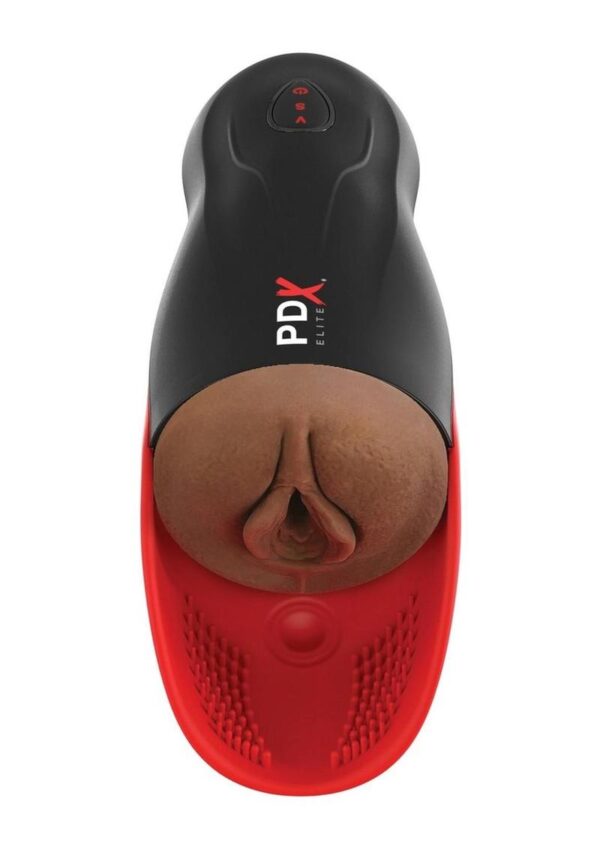 The PDX ELITEandreg; Fuck-O-Matic 2andtrade; elevates masturbation with powerful suction-action for the ultimate stroker experience. Itandrsquo;s a perfect storm of sensation for heightened solo sex sessions that can be customized to your personal moods! Get ready for explosive hands-free vibration surrounding your balls with rows and rows of soft pleasure nubs. Your ultimate masturbation experience is ready when you are! Our exclusive andldquo;Hyper-Pulseandrdquo; design concentrates intense stimulation at the base of the balls. A powerful motor drives the soft