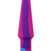 The A-Play Groovy is a soft multi-colored anal plug made of health-grade silicone. Its tapered tip and wide base make for safe