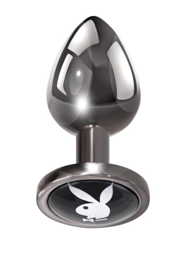 making ion comfortable and giving you a seductive feeling of fullness. The flared base features a black cap with the iconic Playboy Bunny in white