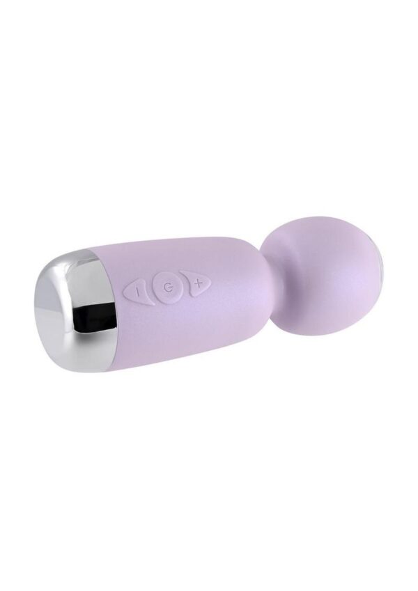 a compact Wand made of velvet-smooth silicone. The cushioned head and flexible neck move with your body as you explore 10 unique vibration speeds and patterns. Waterproof and submersible