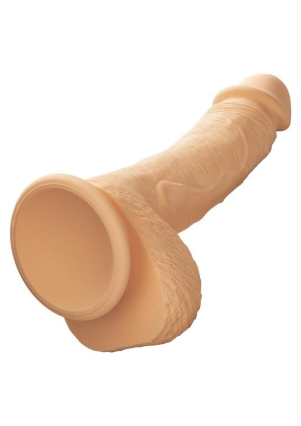 durable and waterproof.  Dual density soft skin with sturdy shaft. Gentle curve flexes and moves with you. Sturdy suction cup base.