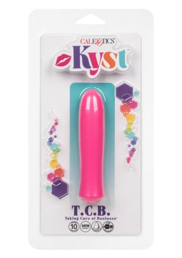 Kyst T.C.B. Taking Care of Business Rechargeable Stimulator - Pink - Image 2