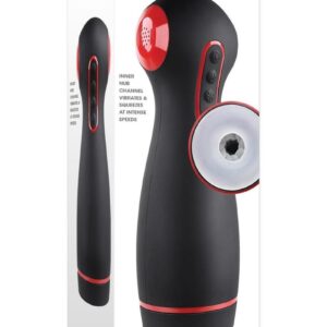 7 speeds and patterns of sucking and squeezing - and erotic audio - all converge to create an exhilarating experience of total satisfaction. Each function operates separately so you can customize your pleasure at the click of a button on the ergonomic canister that fits comfortably in your hand. Fully rechargeable