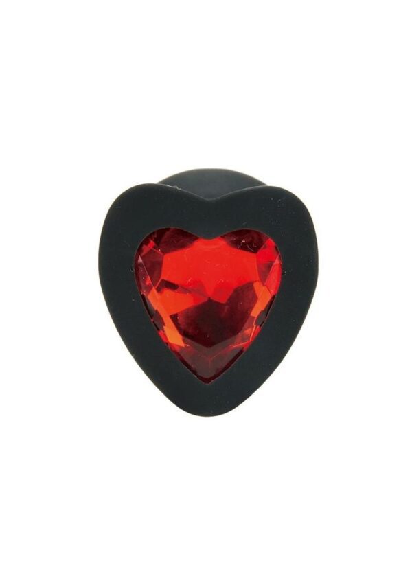Whipsmart Heartbreaker Jeweled Silicone Anal Set (3 Piece) - Black/Red - Image 3